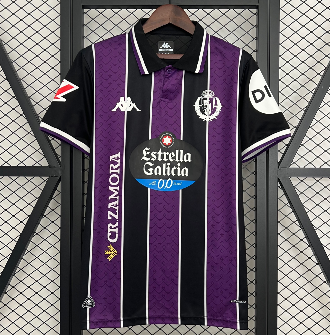 2025-26 Real Valladolid Away Soccer Jersey Shirt
